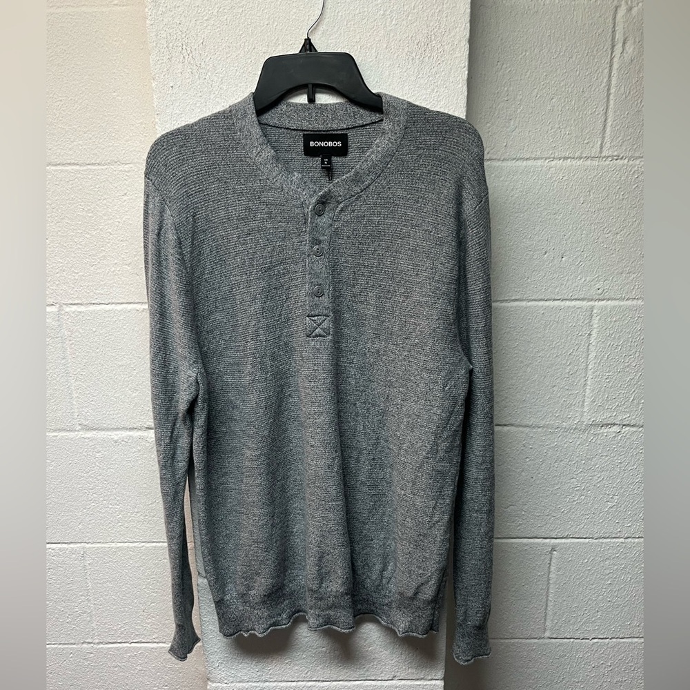 Bonobos Charcoal Crewneck Men's Sweater
